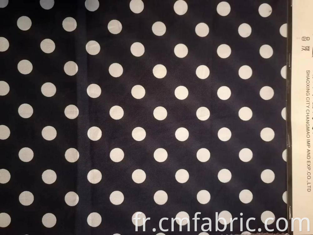 100% Cotton Twill Dot Printed Fabrics For Kids 